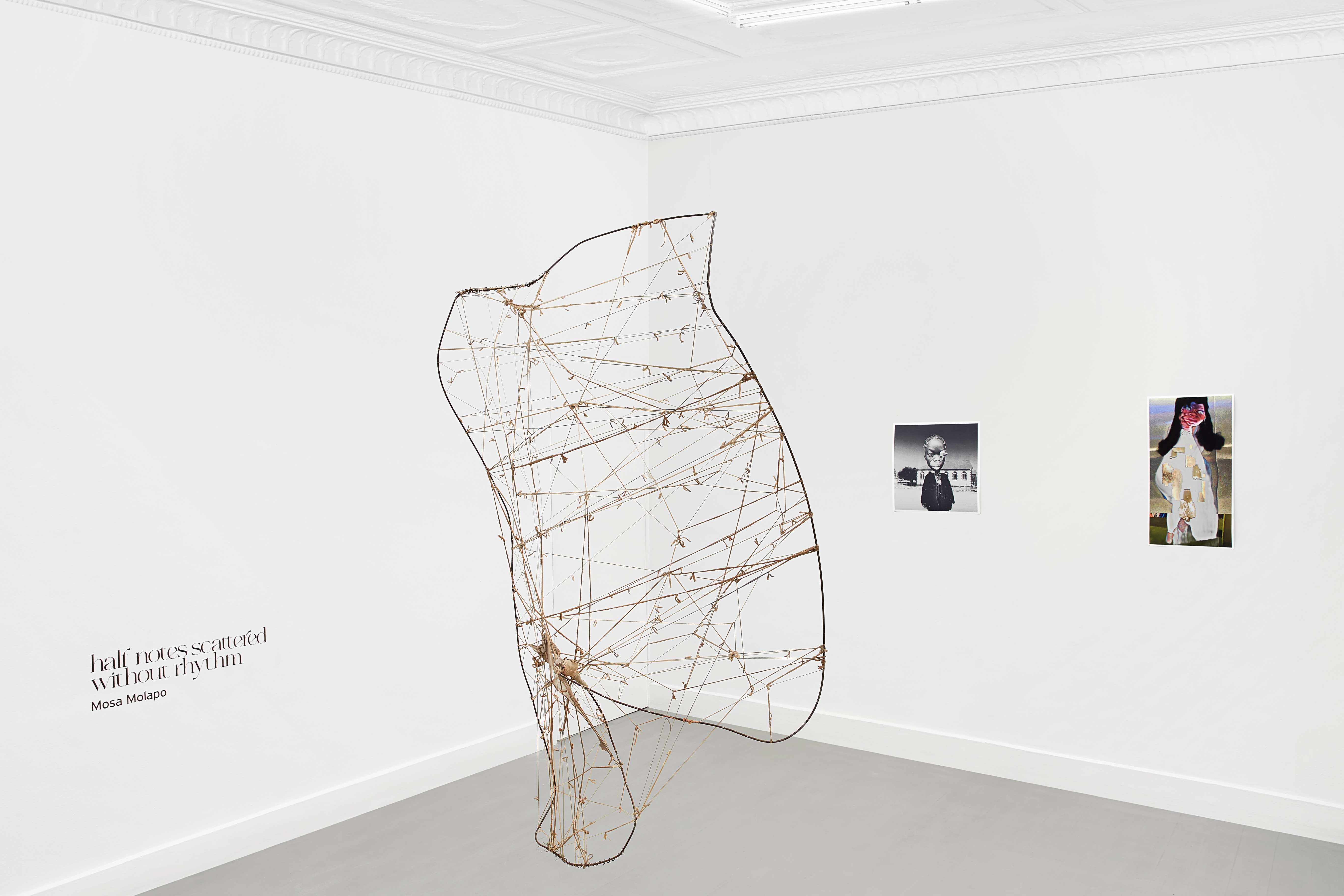 'half notes scattered without rhythm' Installation view