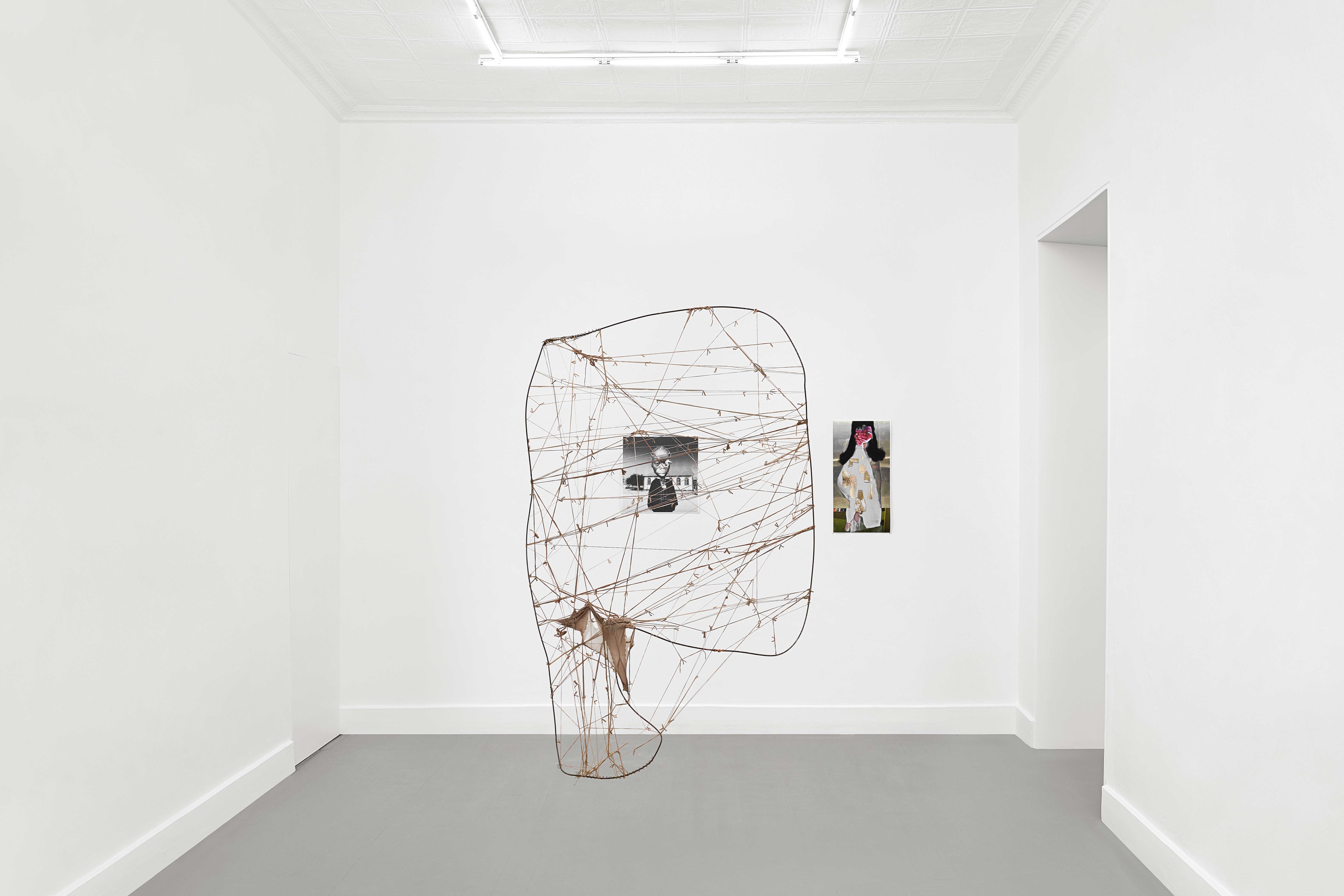 'half notes scattered without rhythm' Installation view