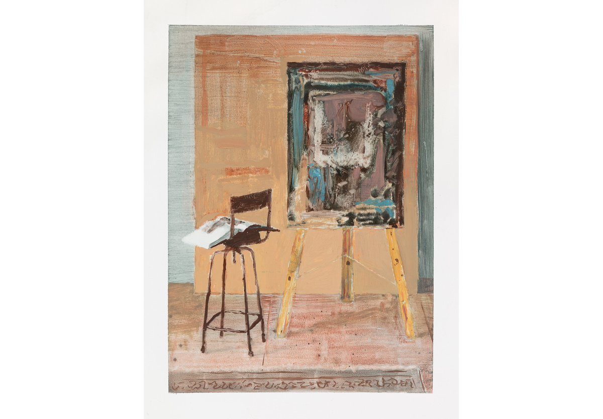  - Painting board with Corot, 2017