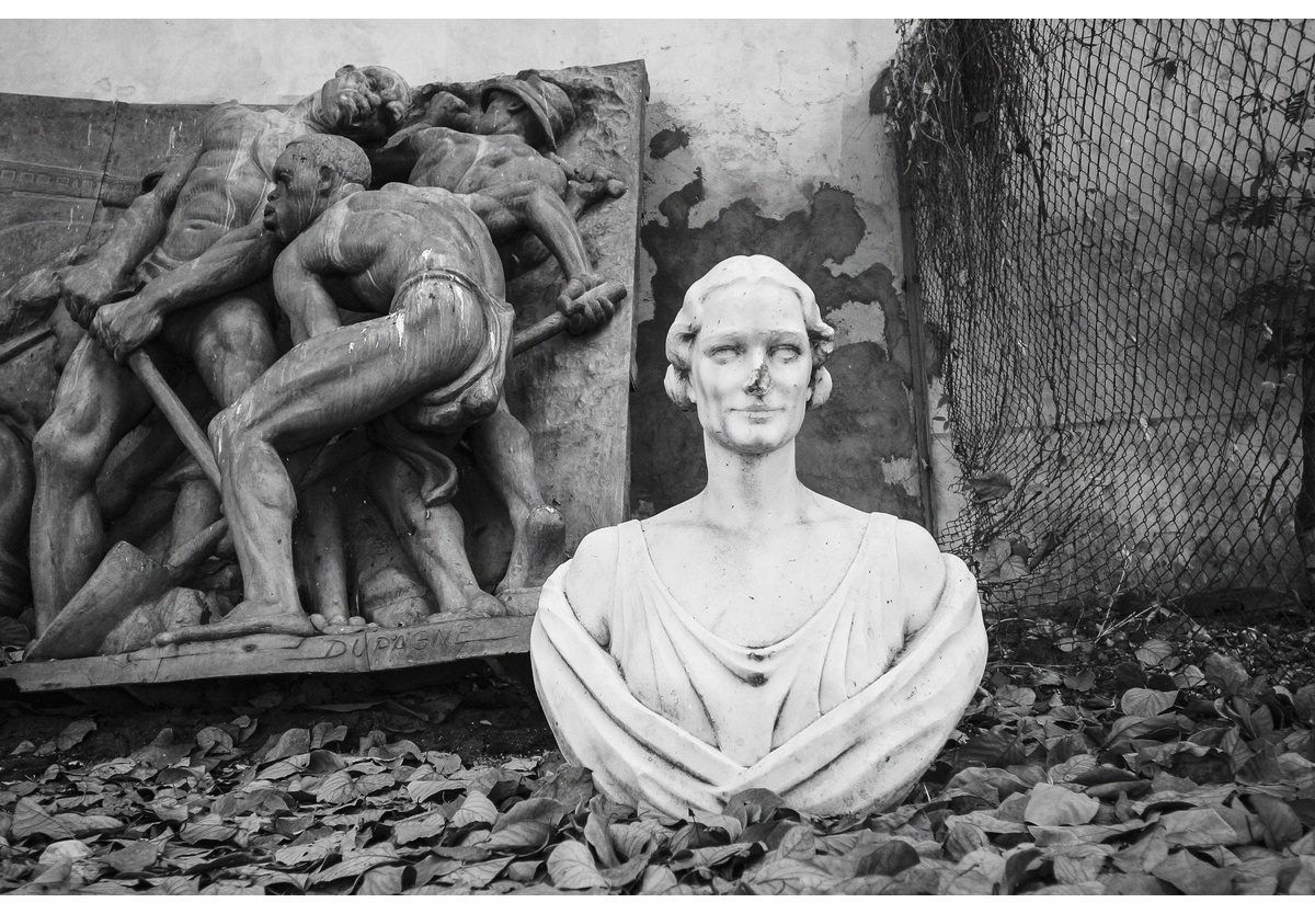  - Colonial era statue and memorial in storage, Democratic Republic of Congo, 2003