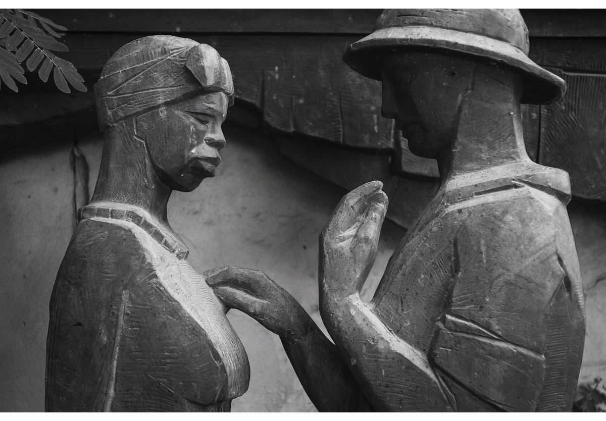  - Colonial era statue and memorial in storage, Democratic Republic of Congo, 2003