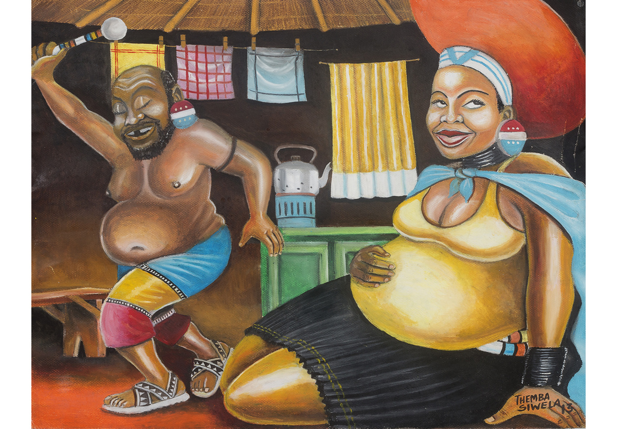 Themba Siwela - We lay down as two and woke up as three, 2013