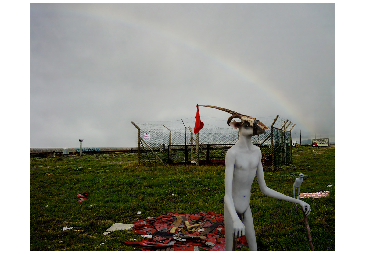 Jane Alexander - Harbinger with rainbow, 2004