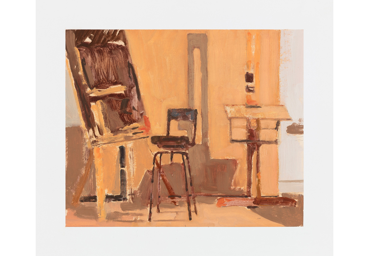  - Studio with Chair and Set Square, 2017