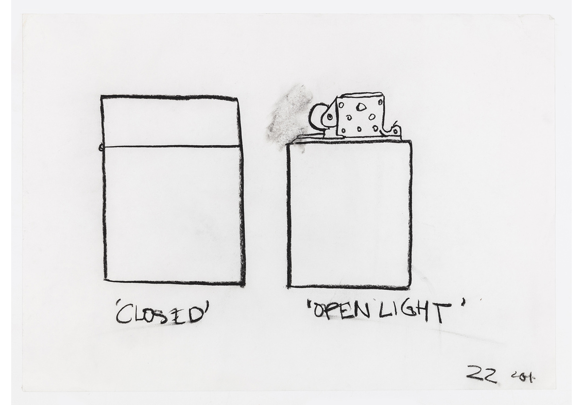  - CLOSED/OPEN LIGHT, 2001