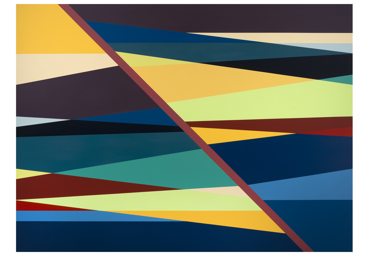 Odili Donald Odita - Red Line, 2018