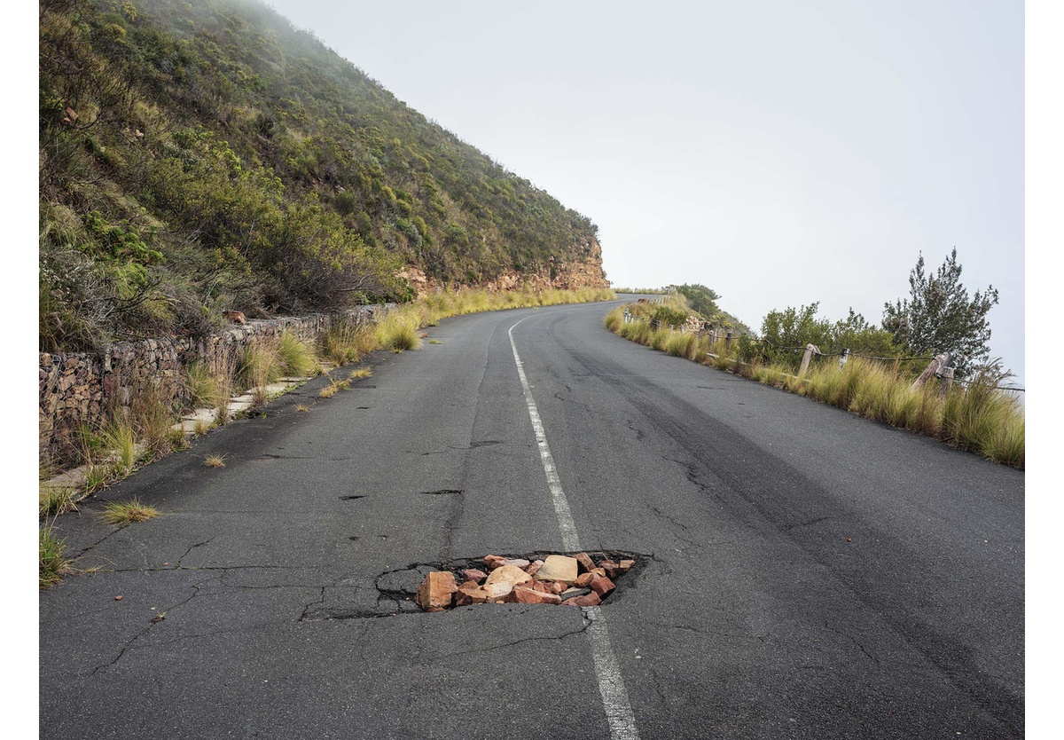 Pieter Hugo - Table Mountain Road after a winter storm, Cape Town, 2016