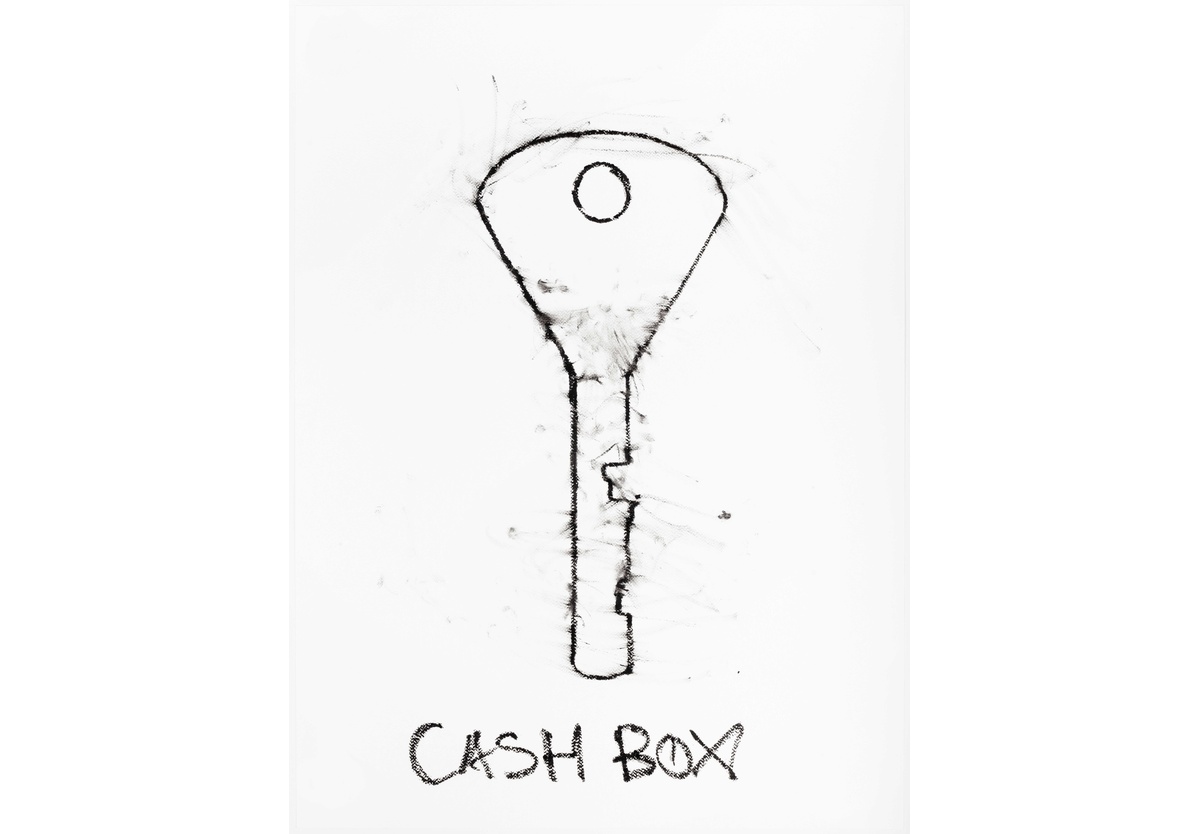 Robin Rhode - Cash box key, 2024