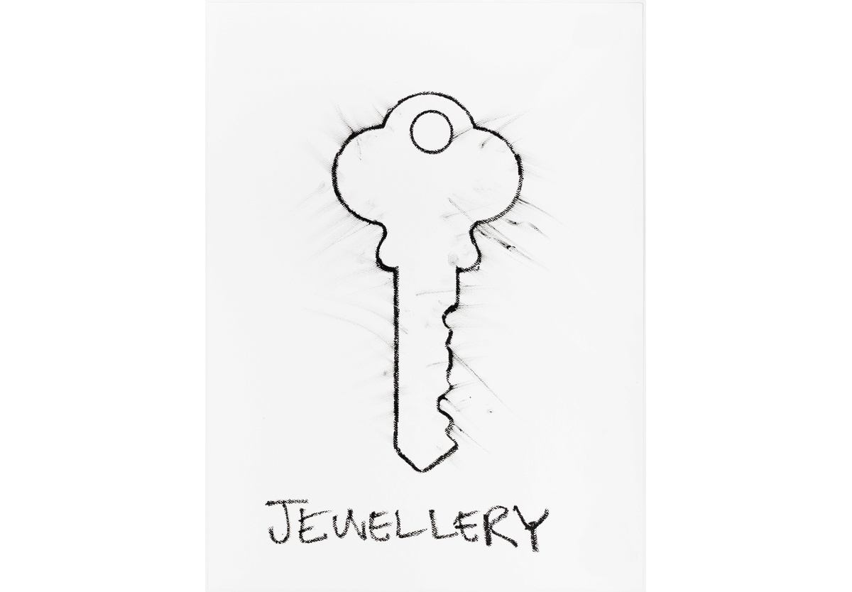 Robin Rhode - Jewellery key, 2024