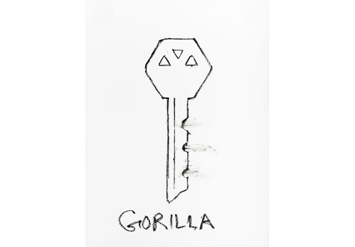 Robin Rhode - Gorilla key, 2024