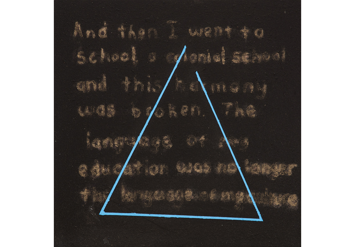  - 'And then I went to school, a colonial school, and this harmony was broken. The language of my education was no longer the language of my culture', 2017