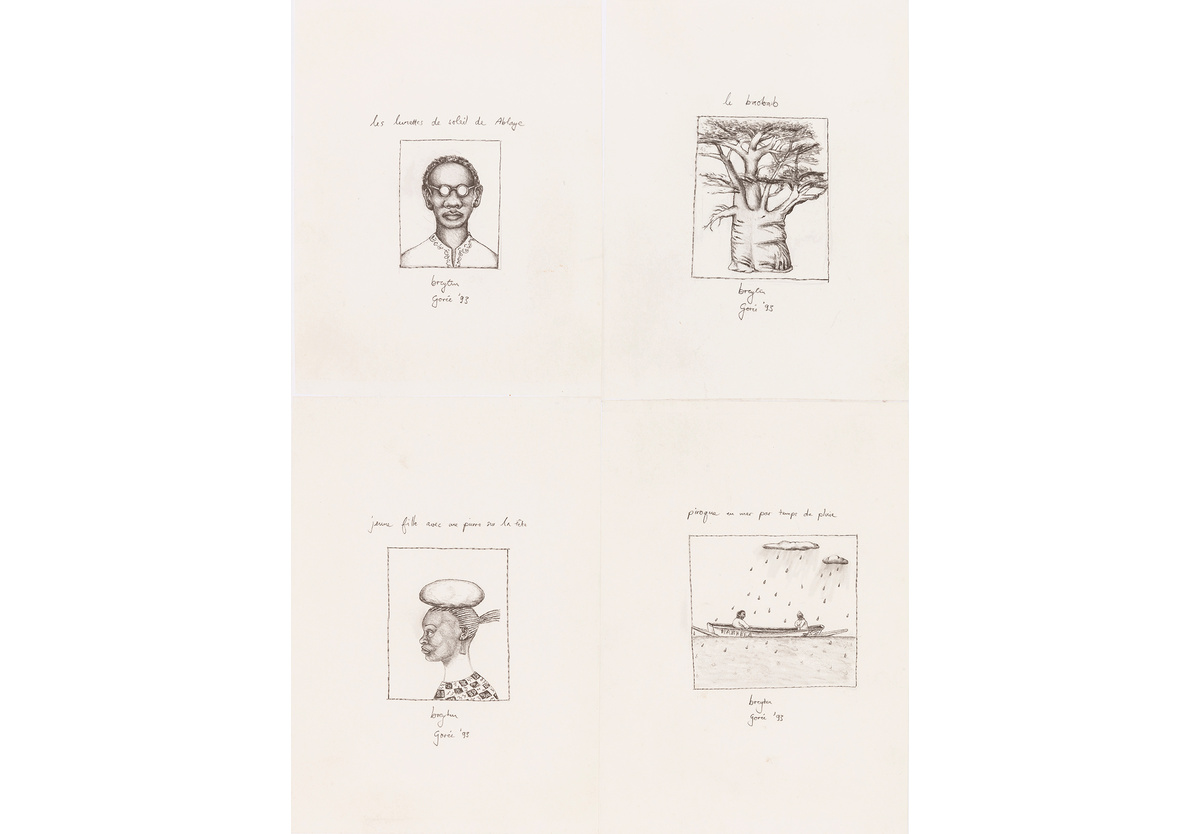  - Four Gorée sketches, 1993