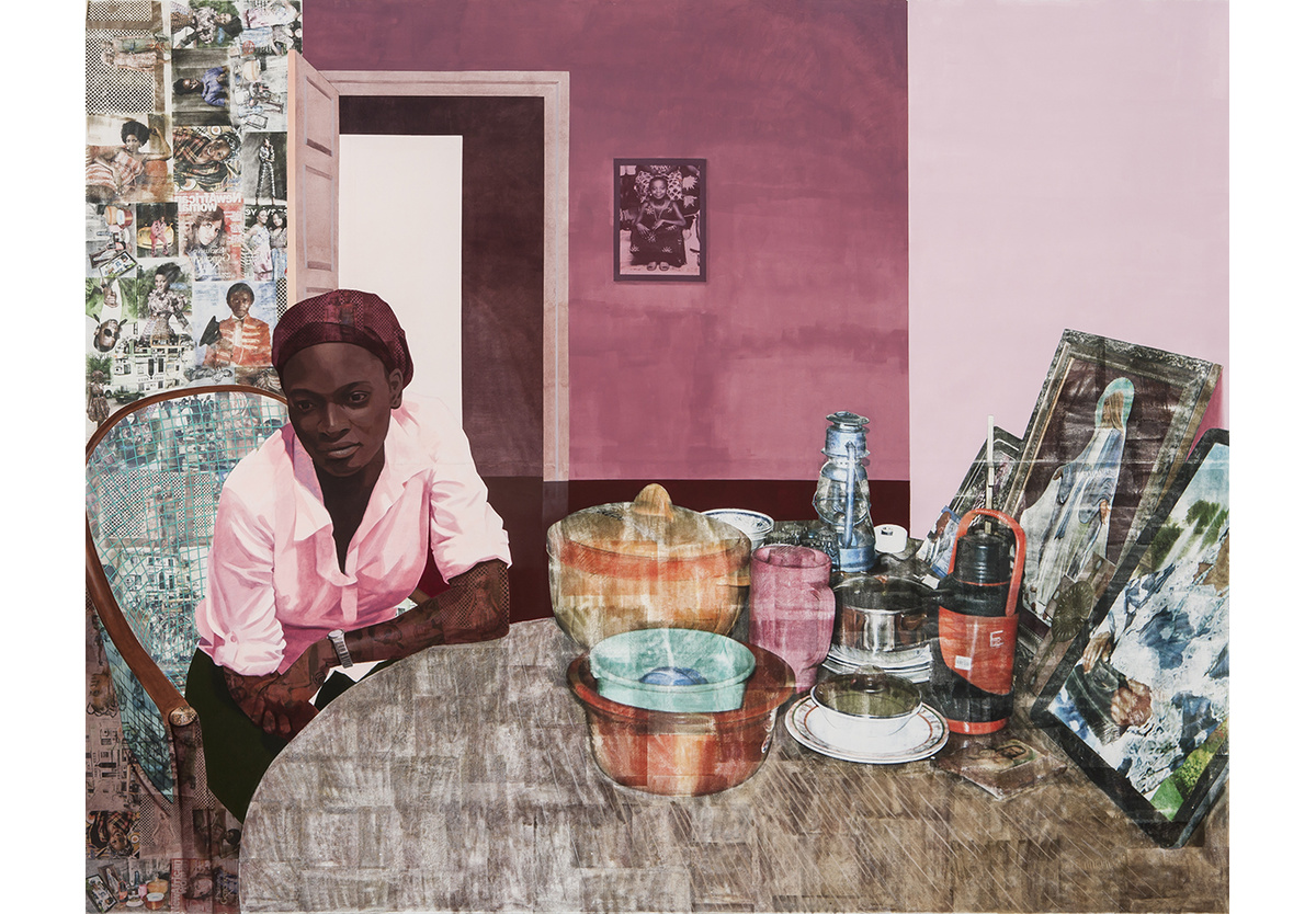 Njideka Akunyili Crosby - Mama, Mummy and Mamma, 2014