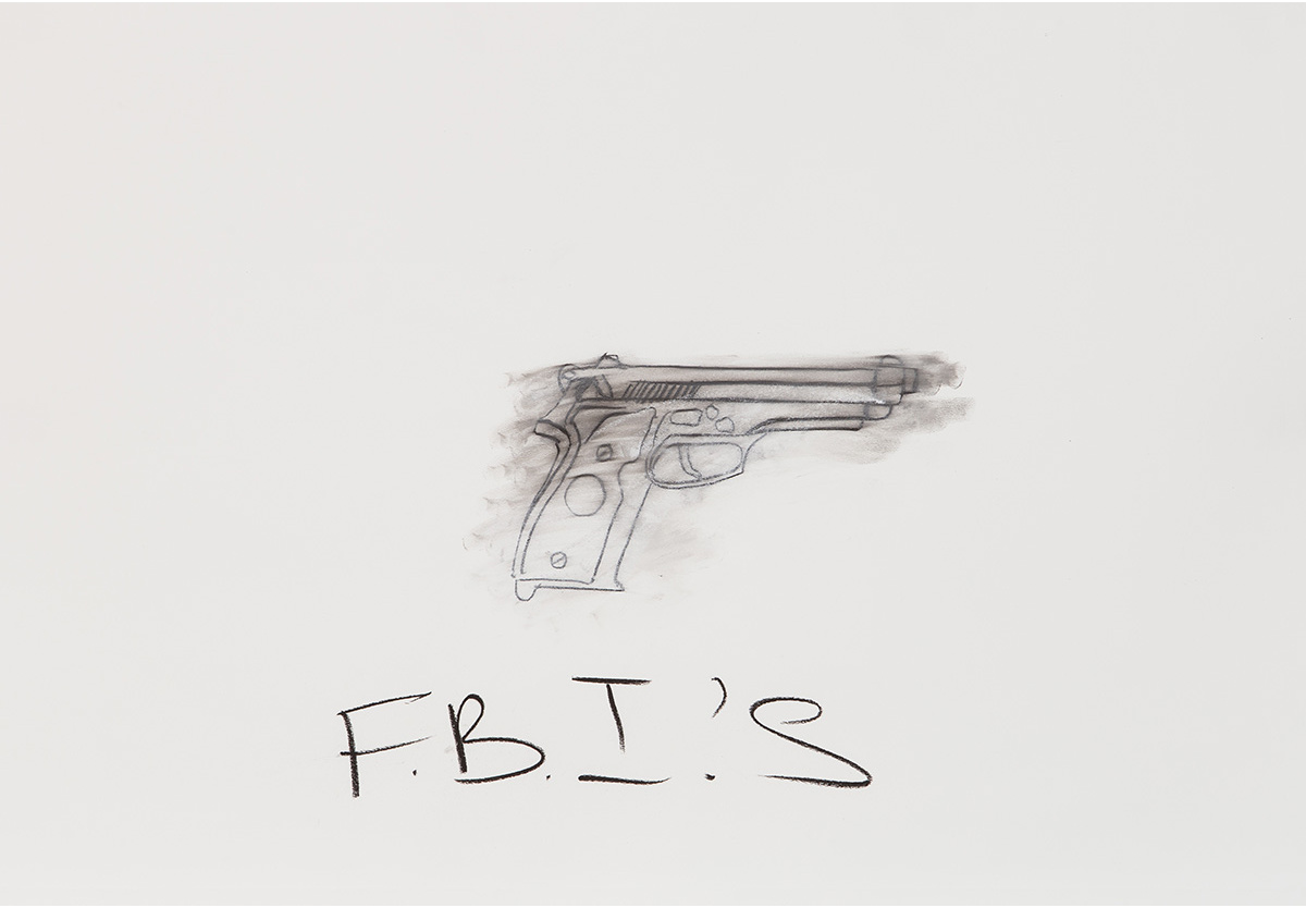 Robin Rhode - Gun Drawings, 2004