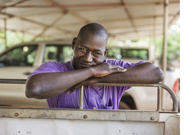 Our driver in Bamako