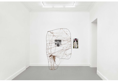 'half notes scattered without rhythm' Installation view