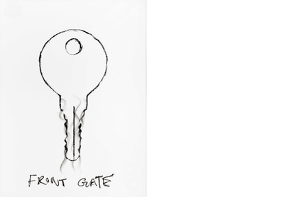 Front gate key