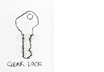 Gear lock key